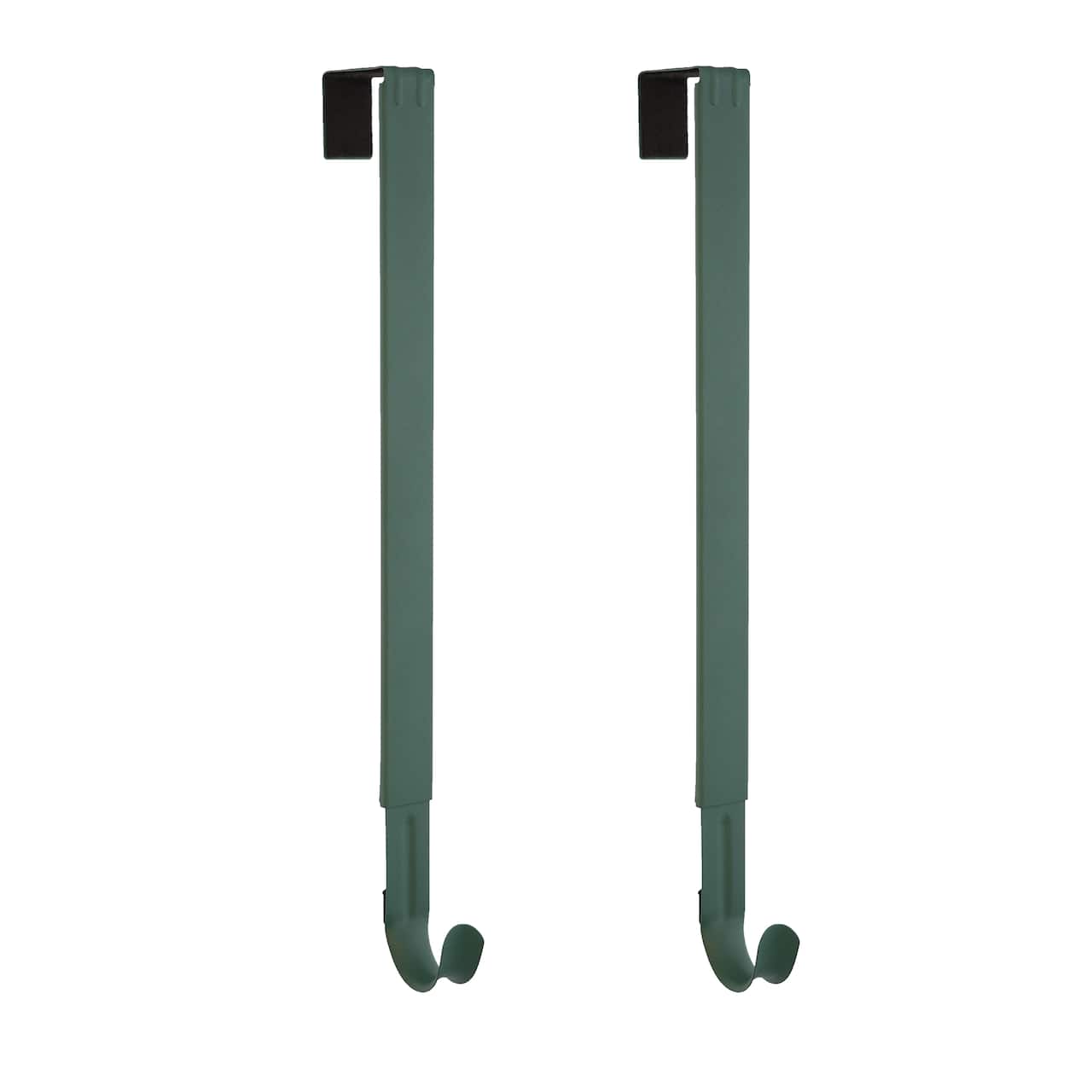 Haute Decor Adapt™ Green Adjustable Wreath Hanger, 2ct.